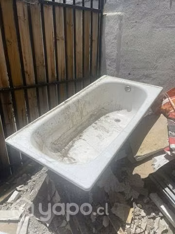 Tina de baño enlozada 1.40 largo