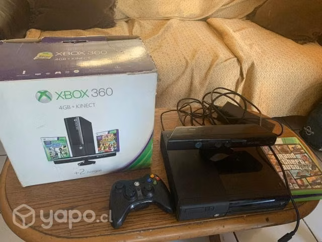 Xbox 360 con juegos y kinect