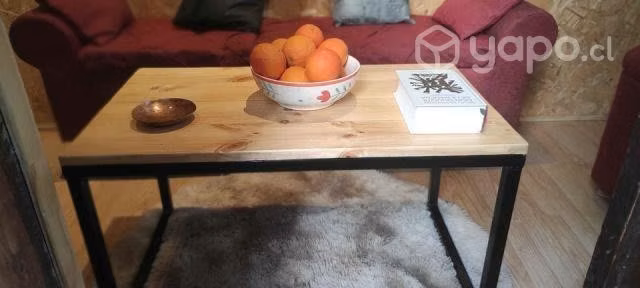 Mesa de centro estilo industrial