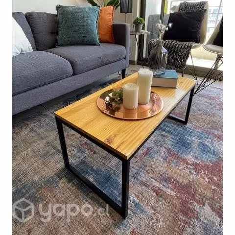 Mesa de centro estilo industrial