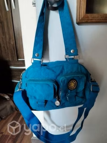 Mochila marca head, bolso cartera, pantalón cyan
