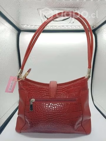 Cartera Alexander Roja Tipo Baguette