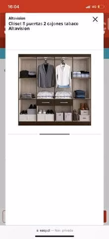 Closet 8 puertas