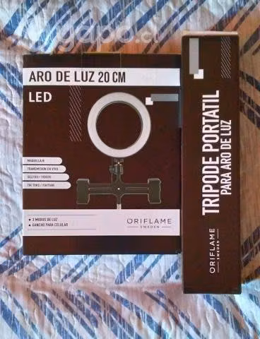 Aro de luz más trípode
