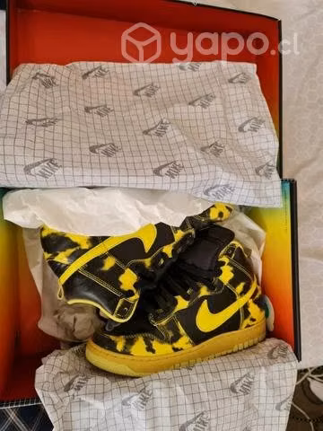 Nike Dunk High 1985 Yellow Acid - Imagen 2