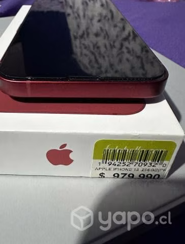 Iphone 13 (product) red de 256 gb