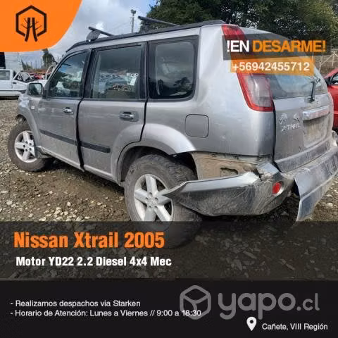 DPF Nissan x-trail 2005 4x4 diesel