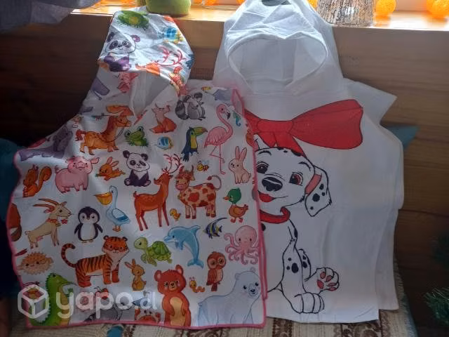Toallas con gorrito de niña y niño