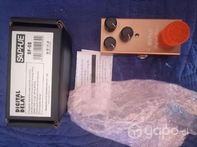 Pedal Digital Delay para guitarra eléctrica