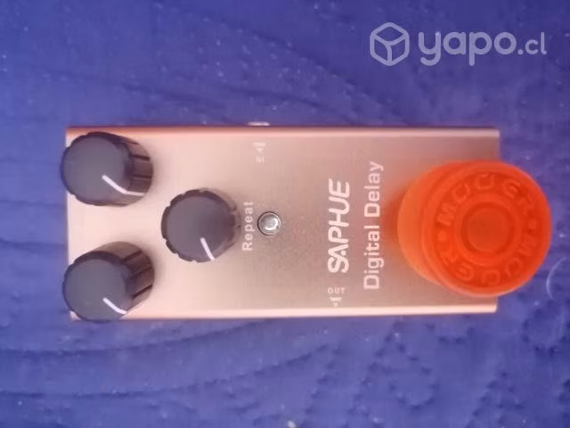 Pedal Digital Delay para guitarra eléctrica