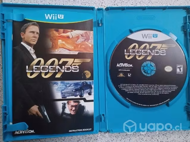 Juego de WiiU 007 Legends en excelente estado