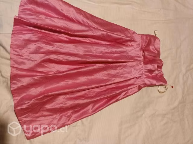 Vestido fiesta rosado. Talla 36