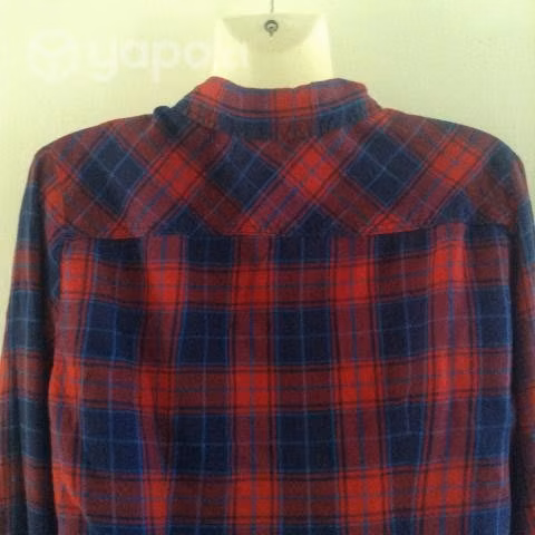 Camisa Mujer Cuadrille, Leñadora Marca Divided H&M