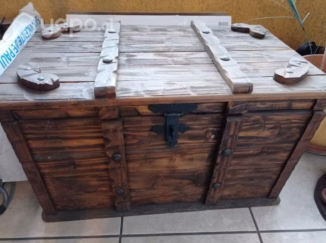 Baúl de madera de Cactus