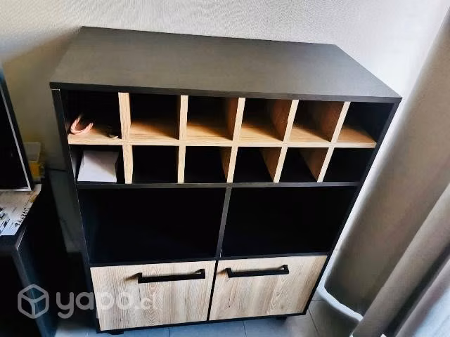 Mueble Bar de Madera Negro