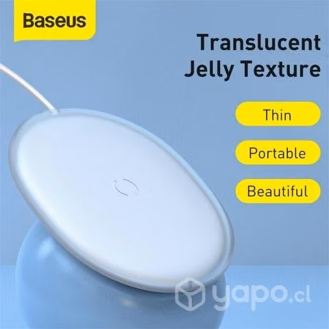 Cargador Inalámbrico QI Jelly Gris - Imagen 5