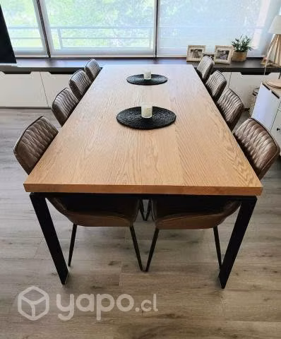 Mesa de comedor Zurich Roble Americano