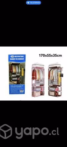 Perchero closet organizador