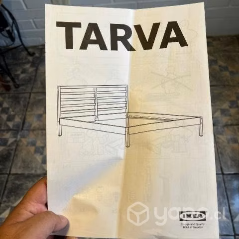 Cama usada modelo tarva IKEA