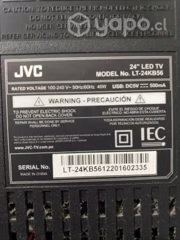 Monitor LED JVC 24" 60hz Full HD - Imagen 2