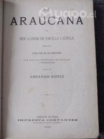 La araucana alonso de ercilla