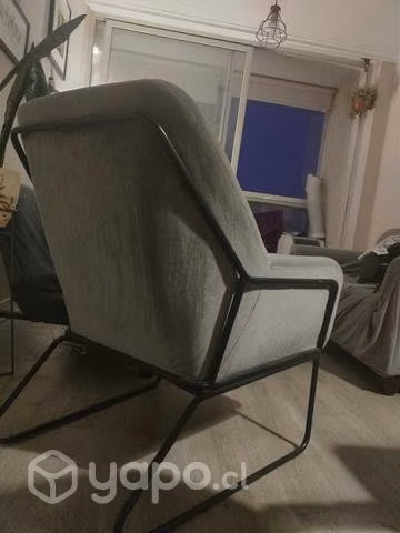 Poltrona gris favatex - Imagen 3