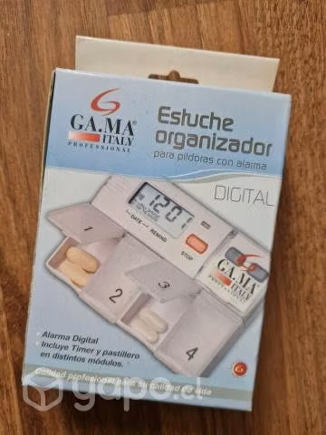 Organizador de pastillas con alarma