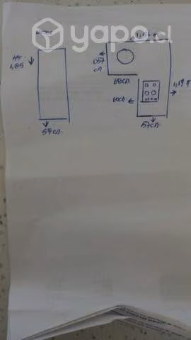 Mesón comedor diario y encimera