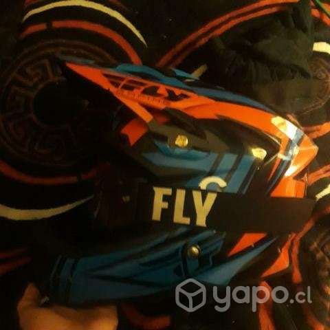 Casco fly + antiparras fly - Imagen 2