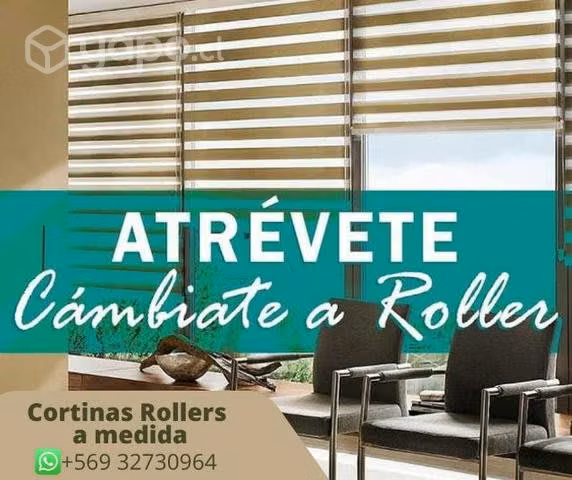 Cortinas Rollers a medida