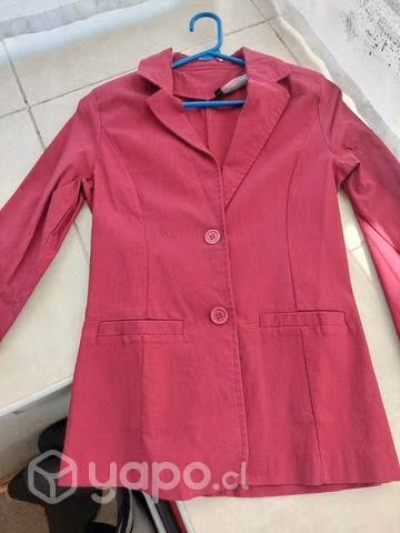 Blazer burdeo