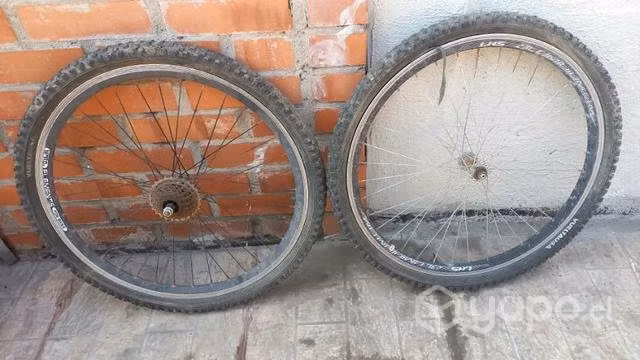 Rines Aros 26 doble pared con llantas usado