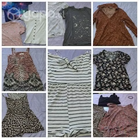 Crop tops, blusones