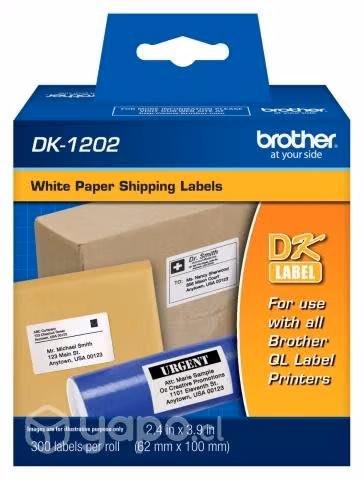 Cinta brother dk-1202, 62 mm x 100 mm, 300 etiquet
