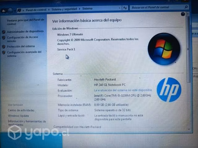 Notebook HP 240 G1