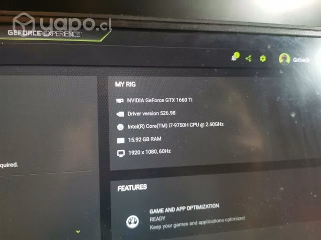 Notebook gamer lenovo legion Y540 gtx1660ti