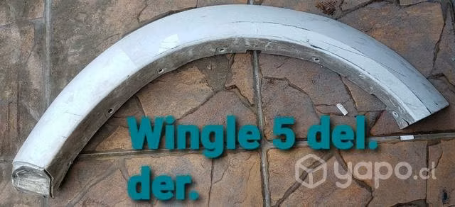 Paso rueda delantero derecho Wingle 5 detalle