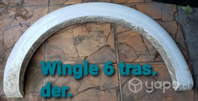 Paso rueda trasero derecho Wingle 6 detalle