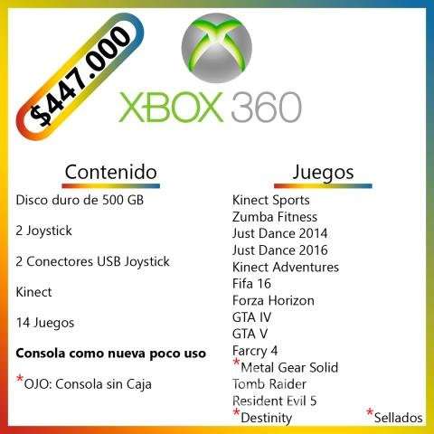Xbox 360 + kinect + 14 juegos - Imagen 5