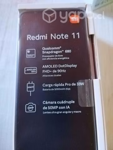Celular Redmi Note 11 Graphite Gray 4GB RAM 128GB
