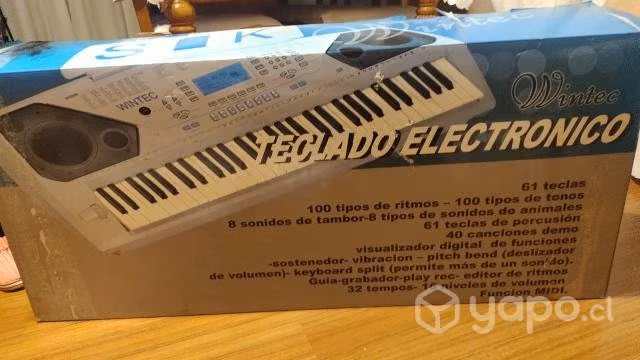 teclado electronico 61 teclas wintec
