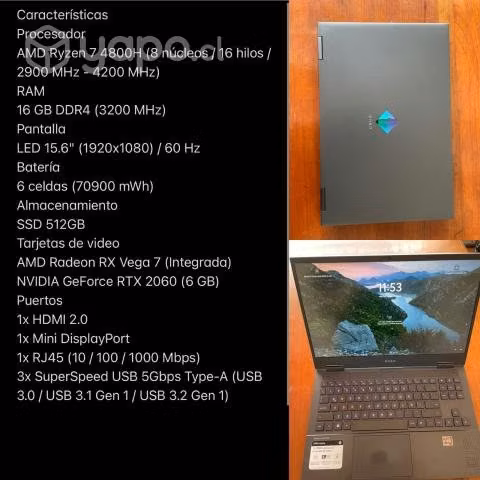 Notebook gamer HP Omen 15-EN0002LA