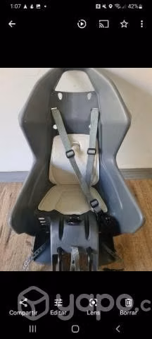 Silla de bebe para bicicleta