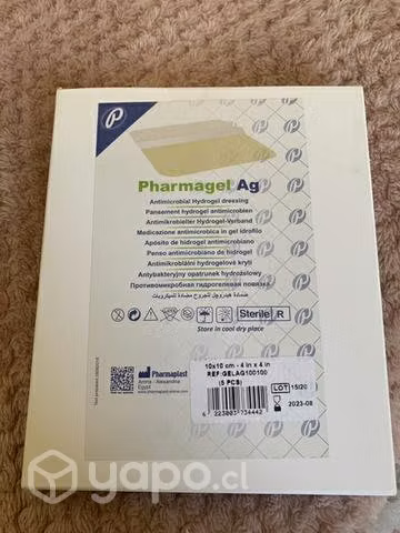 Apósito de hidrogel con plata