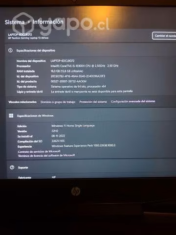 HP Pavilion Gaming I5 - Imagen 2