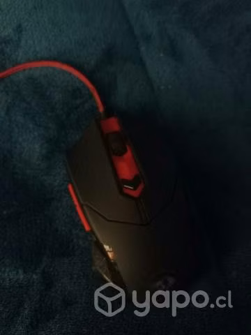 Máuse gamer red dragon rojo - Imagen 3
