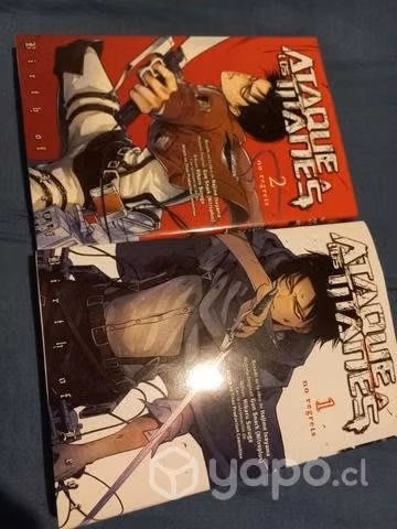 Manga "No regrets" tomo 1 y 2 (shingeki no kyojin)
