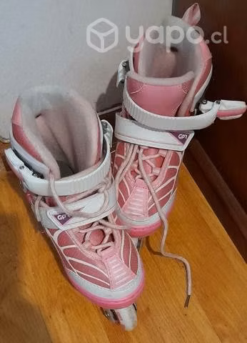 Patines de una línea S 30-33 y casco Met