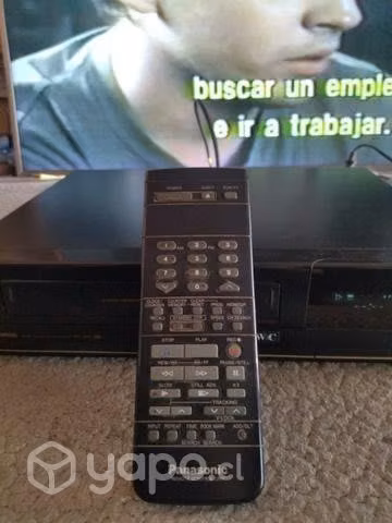 Vcr Panasonic, control remoto , excelente