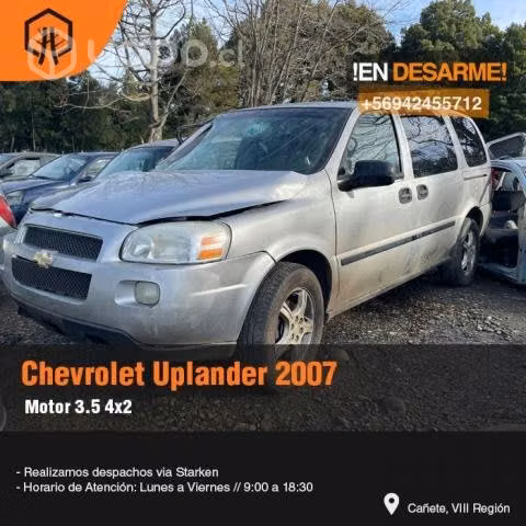 Condensador chevrolet uplander 2007